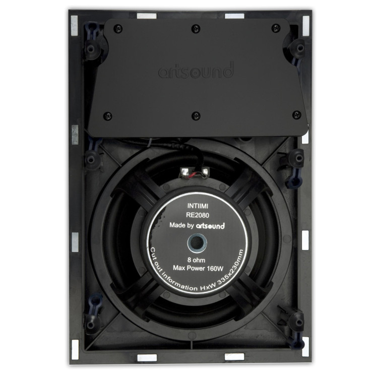 ArtSound RE2080, intiimi, 3-weg inbouw LS, rechth., 160W (per paar)