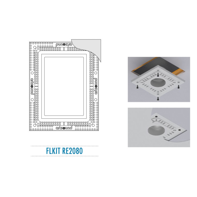 ArtSound FLKIT RE2080, Flush mount kit voor RE2080 ArtSound FLKIT RE2080, Flush mount kit voor RE2080