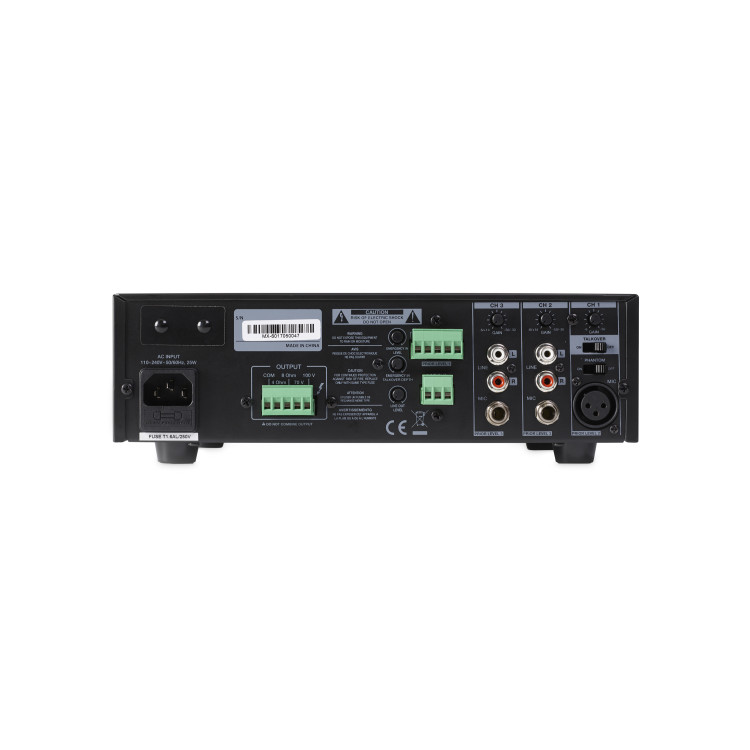 ArtSound MX-60, mengversterker, 100V, 60W ArtSound MX-60, mengversterker, 100V, 60W