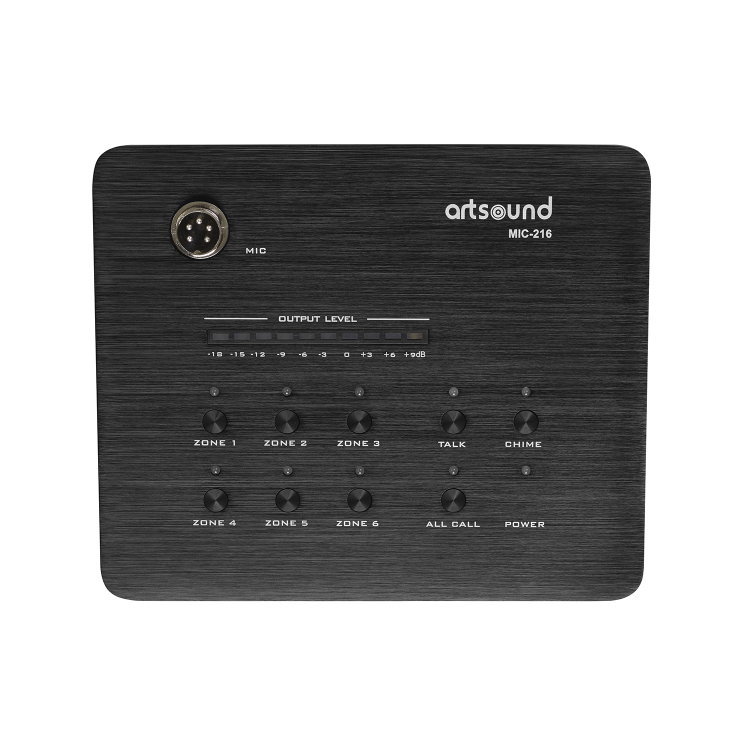 ArtSound MIC-216, selectieve oproeptafel (MX-2406M/MX-5006M) ArtSound MIC-216, selectieve oproeptafel (MX-2406M/MX-5006M)