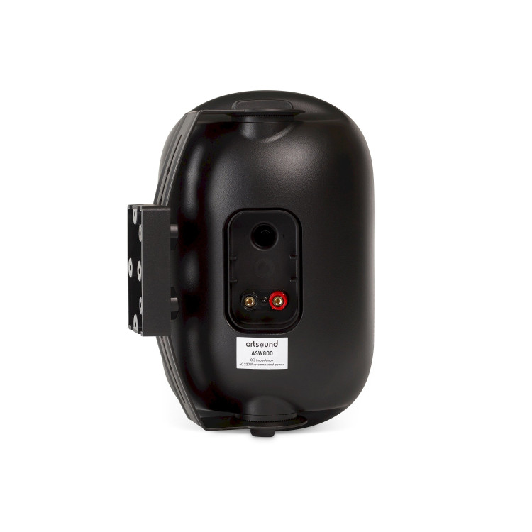 ArtSound ASW800, waterproof, 2-weg verstelbare beugel, zwart (per paar)