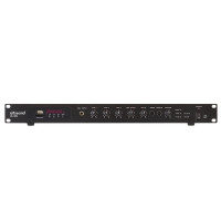 ArtSound MX-120M, mixer amplifier integrated source, 19“ 1U, 100V, 120W