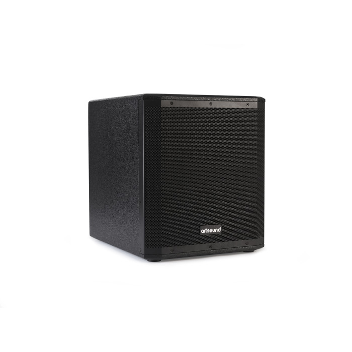 ArtSound PWR12, 2-weg speaker met actieve filter, 1500W, zwart