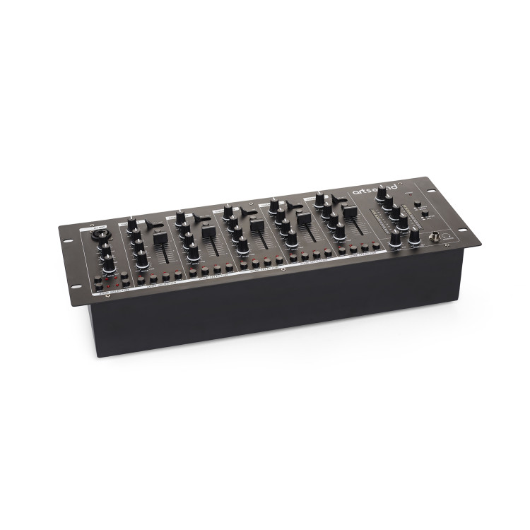 ArtSound MIKS6.4, 4 zone audio mixer, black ArtSound MIKS6.4, 4 zone audio mixer, black