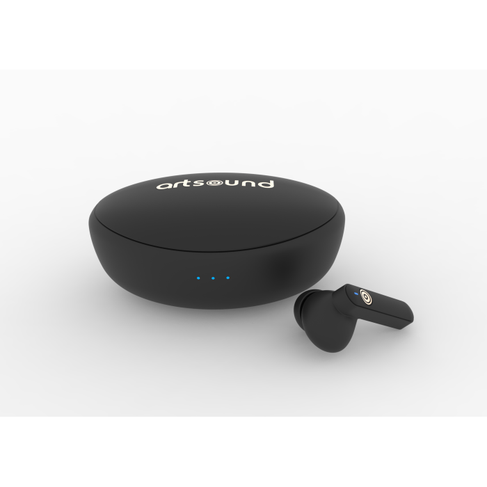 ArtSound BRAINWAVE03, ANC true wireless earbuds, zwart