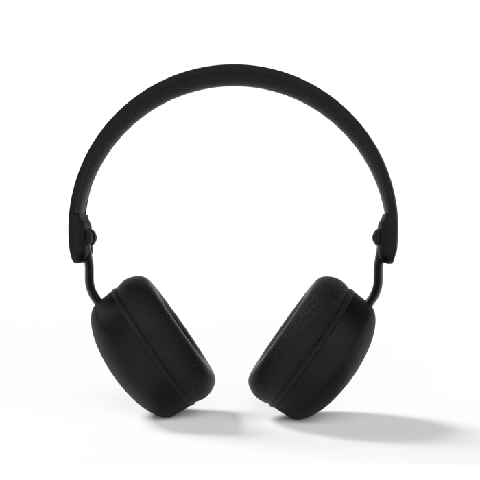 ArtSound BRAINWAVE05, wireless on-ear headphones, zwart