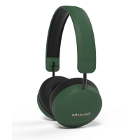 ArtSound BRAINWAVE05, wireless on-ear headphones, groen
