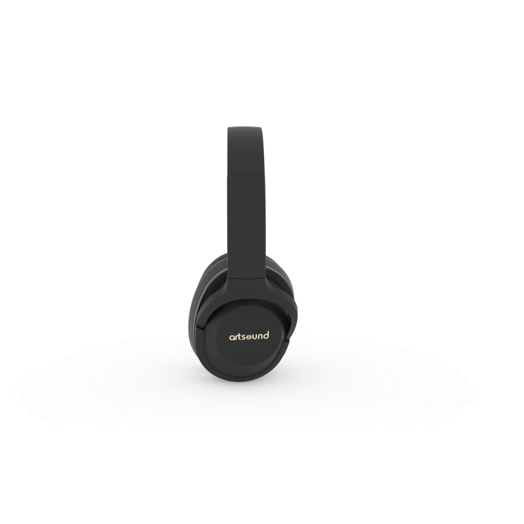 ArtSound BRAINWAVE07, ANC wireless over-ear headphones, zwart ArtSound BRAINWAVE07, ANC wireless over-ear headphones, zwart