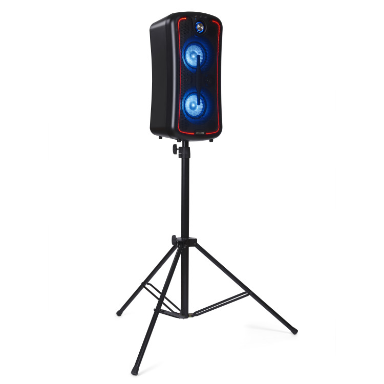 ArtSound PWR09, portable BT party speaker, aux in, mic in, black
