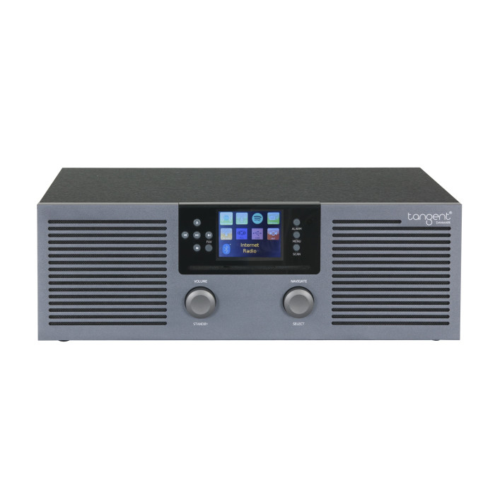 Tangent Radio Fem, FM/DAB+/INTERNETRADIO/BT/CD/SPOTIFY, Gunmetal/Black