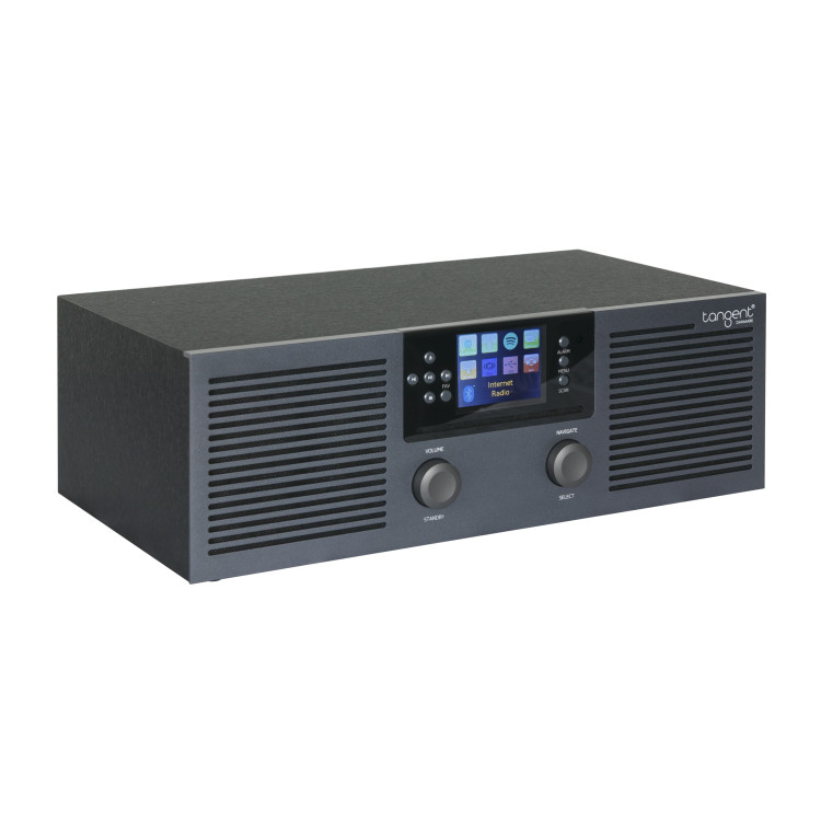 Tangent Radio Fem, FM/DAB+/INTERNETRADIO/BT/CD/SPOTIFY, Gunmetal/Zwart Tangent Radio Fem, FM/DAB+/INTERNETRADIO/BT/CD/SPOTIFY, Gunmetal/Zwart