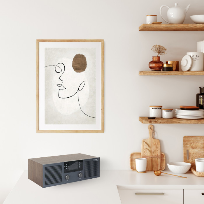 Tangent Radio Fem, FM/DAB+/INTERNETRADIO/BT/CD/SPOTIFY, Gunmetal/Black