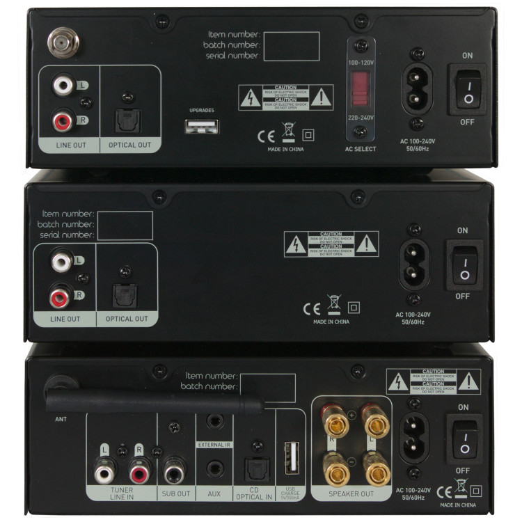 Tangent HiFi II, cd player, tuner, amplifier, Zwart Tangent HiFi II, cd player, tuner, amplifier, Zwart