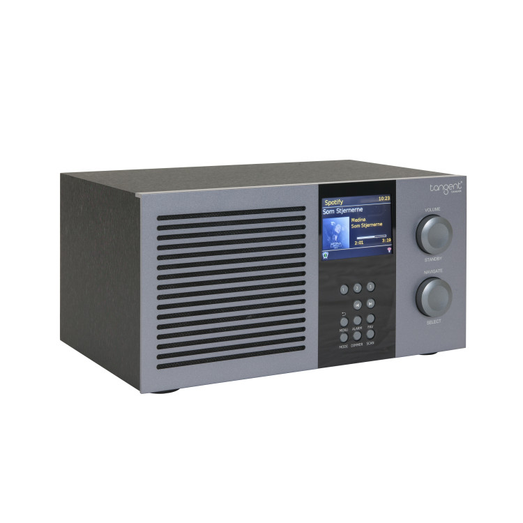 Tangent Radio Tre, FM/DAB+/INTERNETRADIO/BT/SPOTIFY, Alu/Zwart Tangent Radio Tre, FM/DAB+/INTERNETRADIO/BT/SPOTIFY, Alu/Zwart