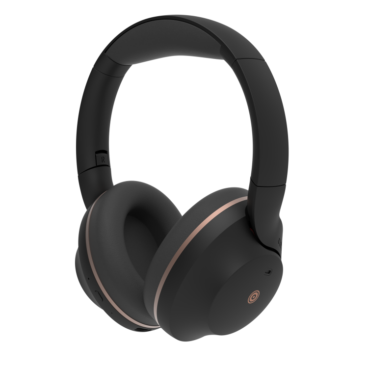 ArtSound BRAINWAVE09, draadloze BT hoofdtelefoon met Hybride ANC, zwart ArtSound BRAINWAVE09, draadloze BT hoofdtelefoon met Hybride ANC, zwart