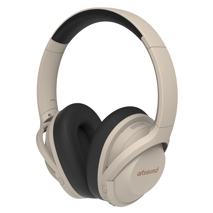 ArtSound BRAINWAVE07, ANC Wireless over-ear Headphones, Zand ArtSound BRAINWAVE07, ANC Wireless over-ear Headphones, Zand