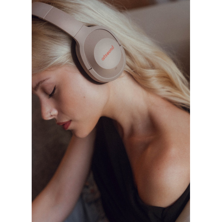 ArtSound BRAINWAVE07, ANC Wireless over-ear Headphones, Zand ArtSound BRAINWAVE07, ANC Wireless over-ear Headphones, Zand