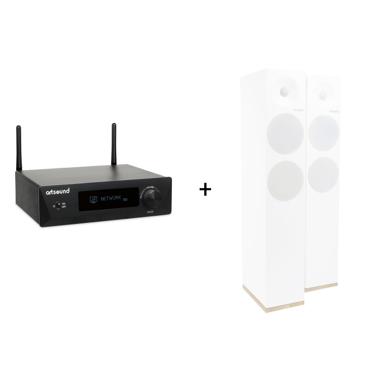 ArtSound Promo pack - Smart Evo + X6 floorstands (per paar), wit ArtSound Promo pack - Smart Evo + X6 floorstands (per paar), wit