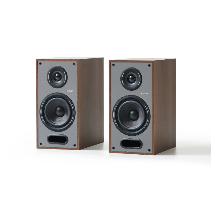 Elipson Horus 6B - Walnut / Dark Grey (Per Pair)