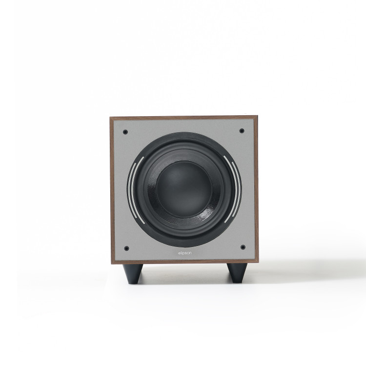 Elipson Horus 8S subwoofer  - Walnut / Dark Grey