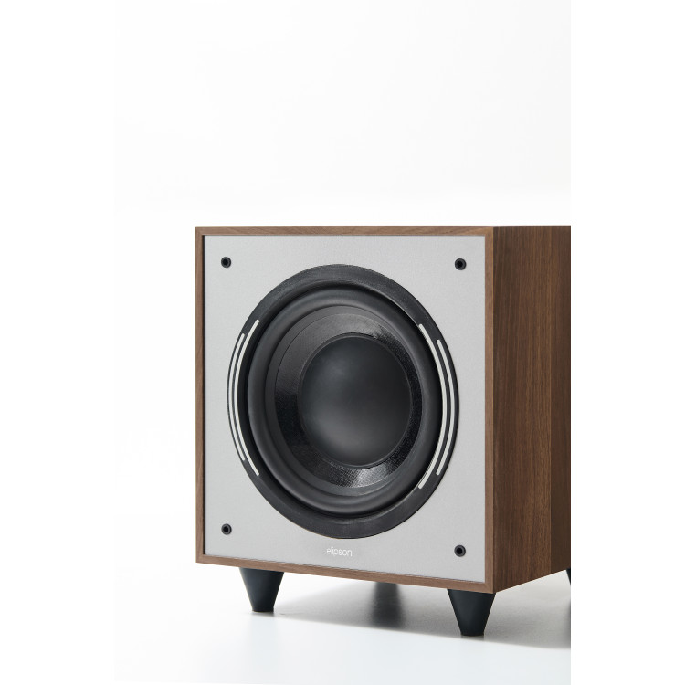Elipson Horus 8S subwoofer  - Walnut / Dark Grey
