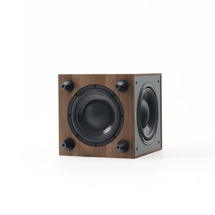 Elipson Horus 8S subwoofer  - Walnut / Dark Grey