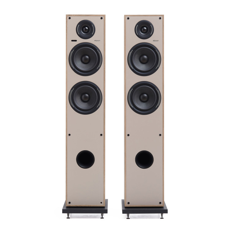 Elipson Horus 11F Active Bt, Actieve vloerluidsprekers - Licht hout / Beige (per paar) Elipson Horus 11F Active Bt, Actieve vloerluidsprekers - Licht hout / Beige (per paar)