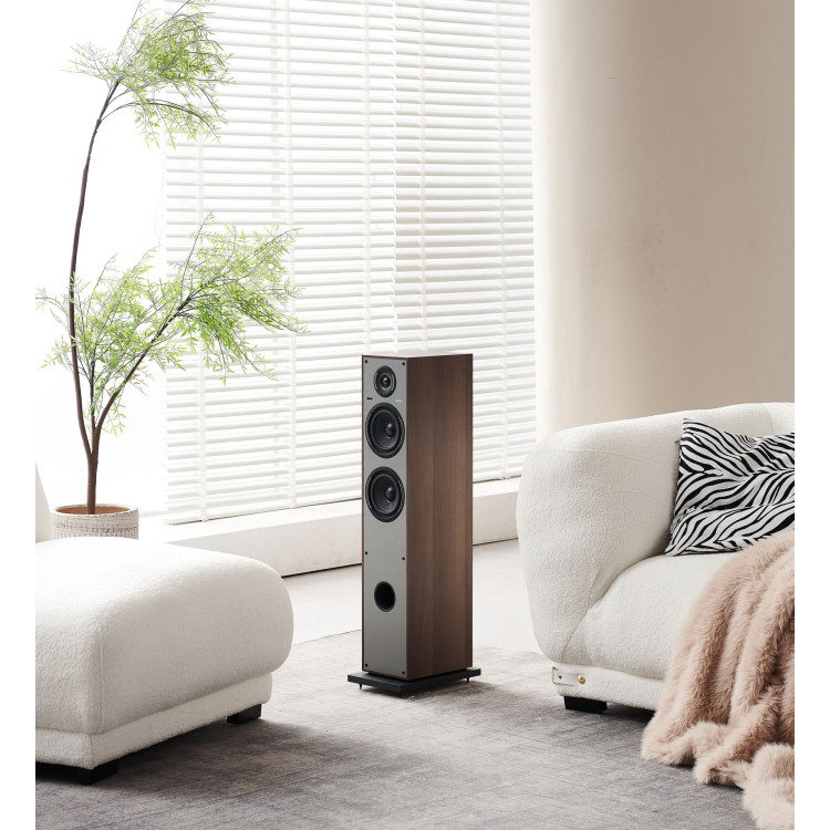 Elipson Horus 11F Active Bt, Actieve vloerluidsprekers - Walnoot/Donker Grijs (per paar) Elipson Horus 11F Active Bt, Actieve vloerluidsprekers - Walnoot/Donker Grijs (per paar)