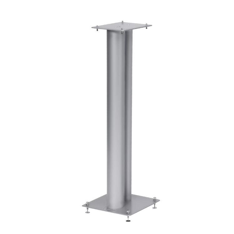 Norstone STYLUM 3 speaker stands - 80 cm Height - Silver satin (Per Pair)