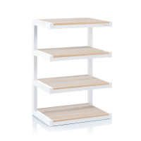 Norstone ESSE HIFI, hi-fi meubel - Wit/Eik