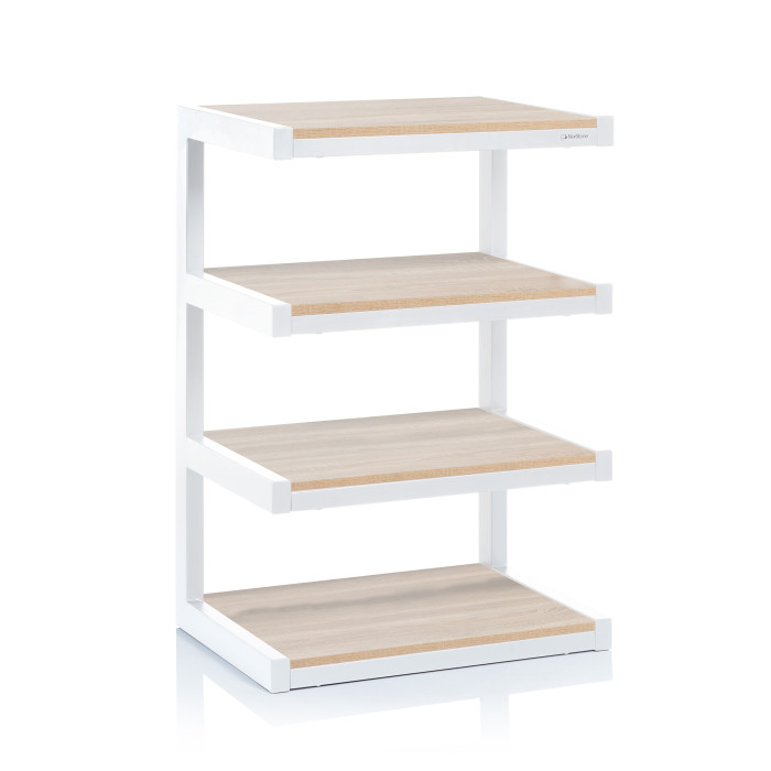 Norstone ESSE HIFI, hi-fi meubel - Wit/Eik Norstone ESSE HIFI, hi-fi meubel - Wit/Eik