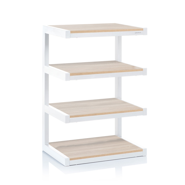Norstone ESSE HIFI, hi-fi rack - White/Oak Norstone ESSE HIFI, hi-fi rack - White/Oak
