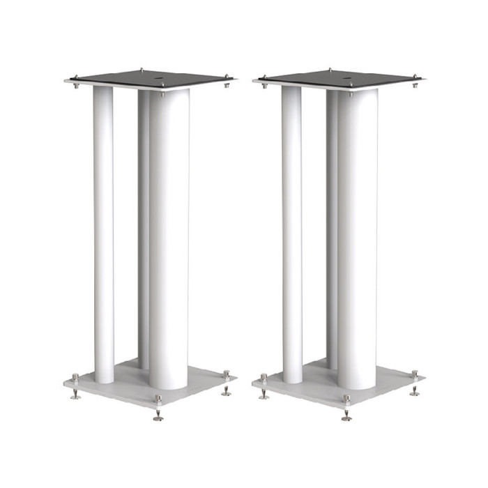 Norstone STYLUM MAX luidsprekerstands - 60 cm Hoog - Wit satijn (per paar)