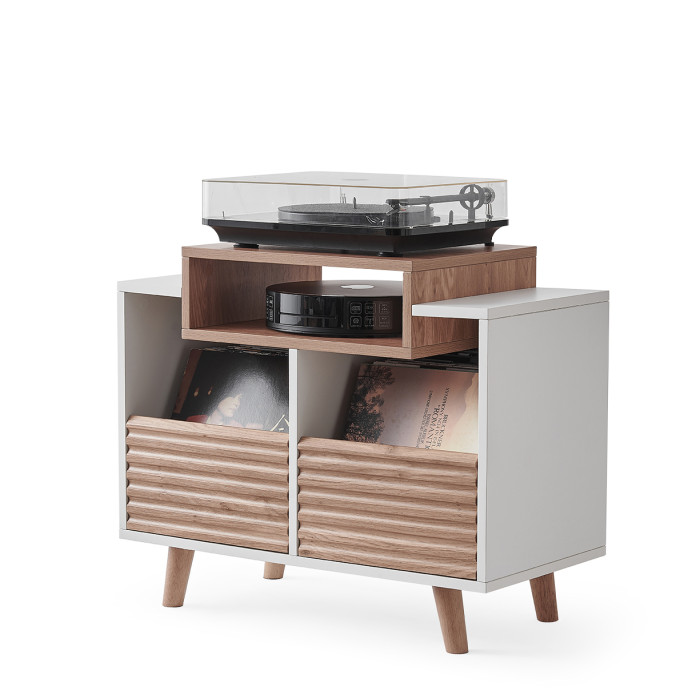Norstone OSLO 800, vinyl rack - White/Clear oak