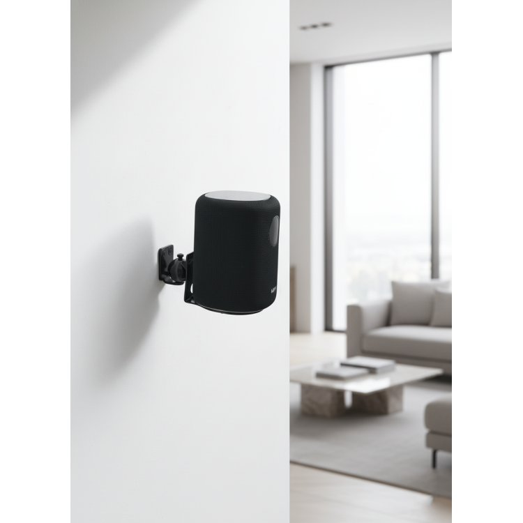 Norstone Muurbeugel voor WiiM Sound/Sound Lite - Zwart (per stuk)