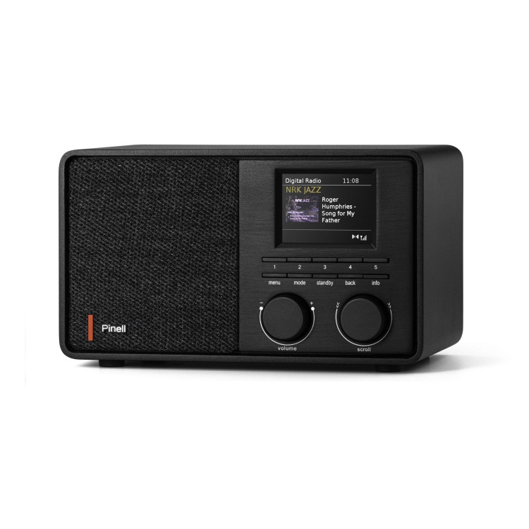 Pinell Supersound 201W, FM/DAB+/BT radio, zwart
