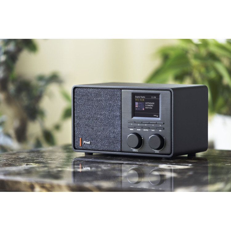 Pinell Supersound 201W, FM/DAB+/BT radio, zwart