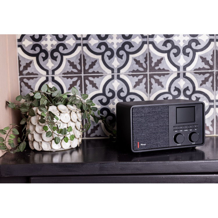 Pinell Supersound 201W, FM/DAB+/BT radio, zwart
