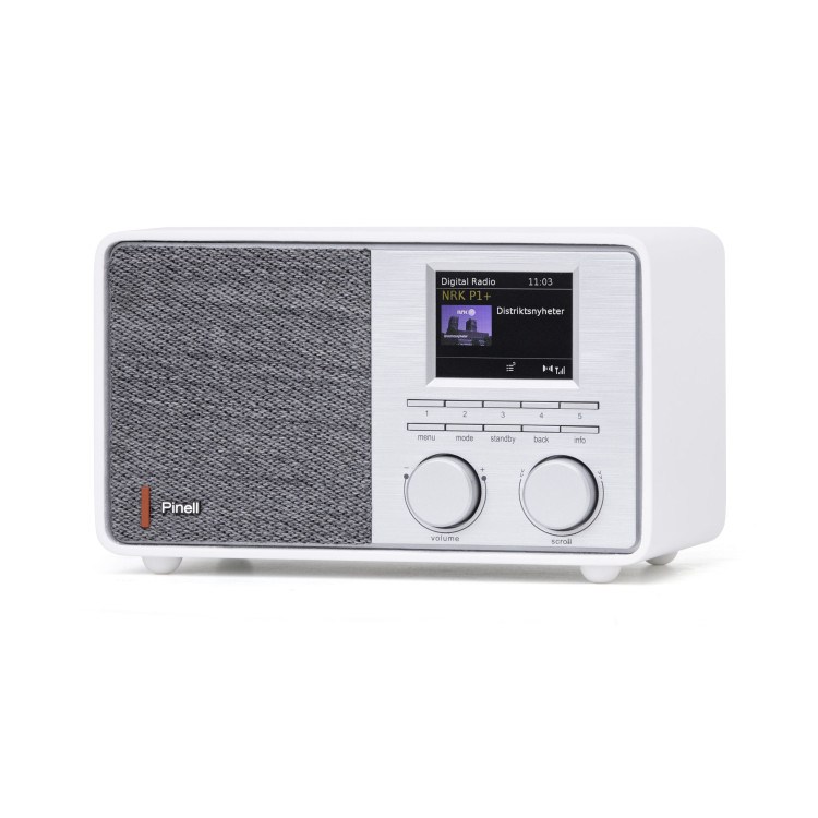 Pinell Supersound 201W, FM/DAB+/BT radio - Wit Pinell Supersound 201W, FM/DAB+/BT radio - Wit