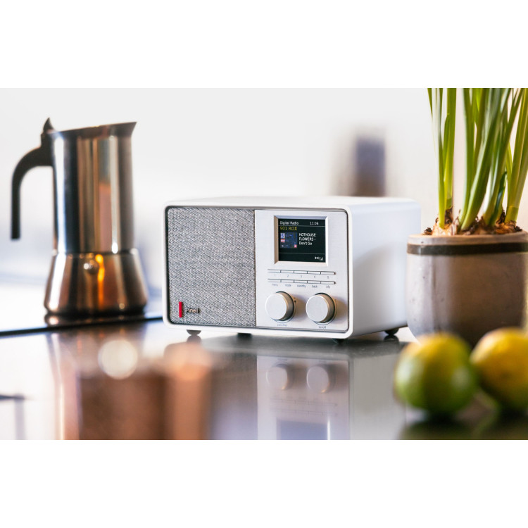 Pinell Supersound 201W, FM/DAB+/BT radio - Wit Pinell Supersound 201W, FM/DAB+/BT radio - Wit