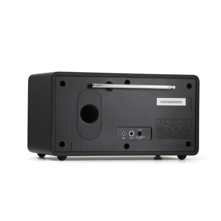 Pinell Supersound 301, FM/DAB+/BT radio - Zwart