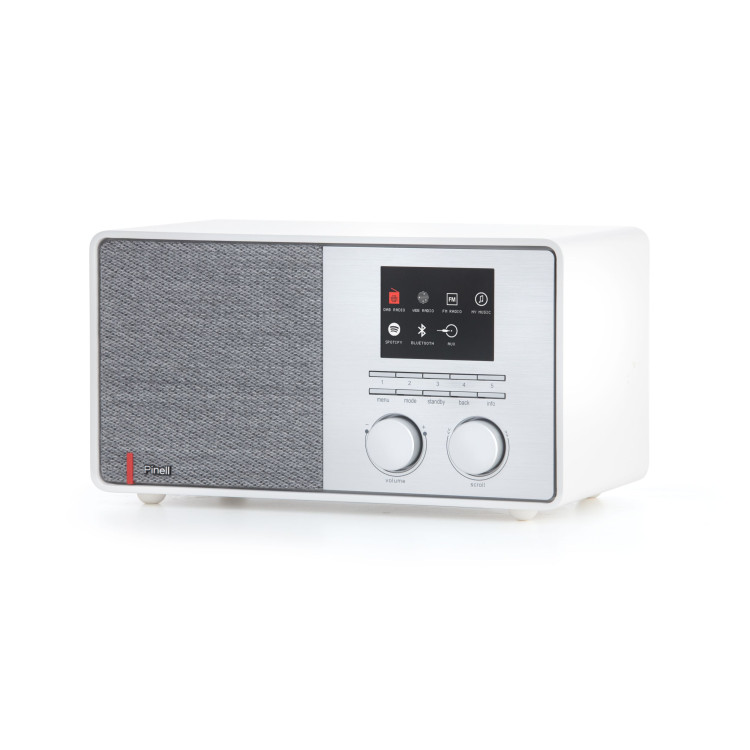 Pinell Supersound 301, FM/DAB+/BT radio - Wit