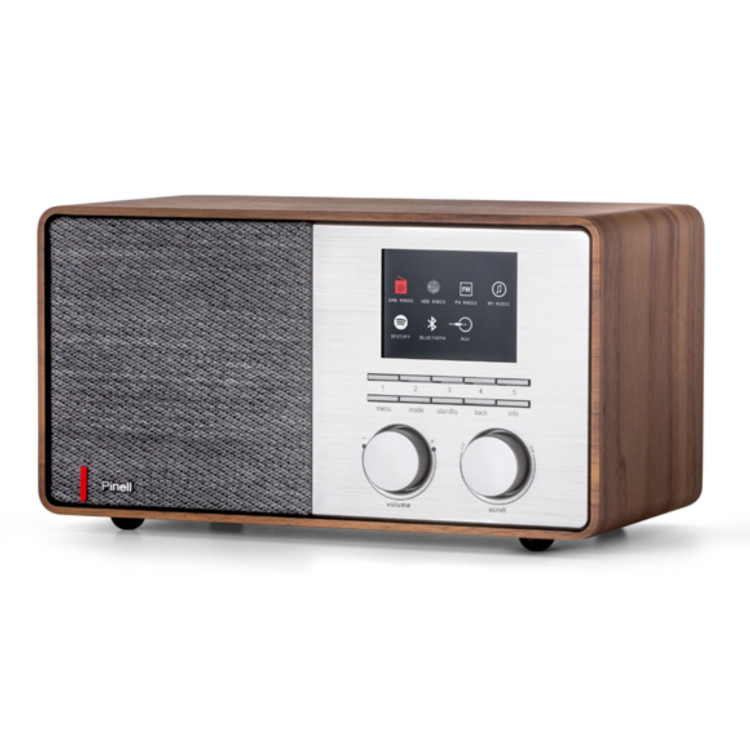 Pinell Supersound 301, FM/DAB+/BT radio - Walnoot Pinell Supersound 301, FM/DAB+/BT radio - Walnoot