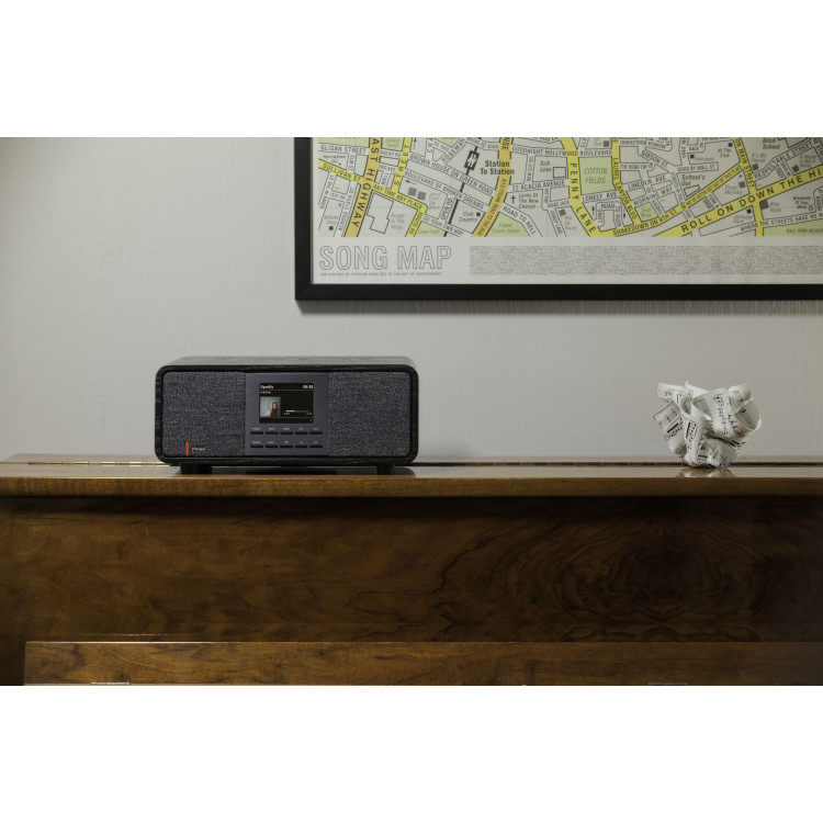 Pinell Supersound 501, FM/DAB+/BT/Stereo radio - Zwart