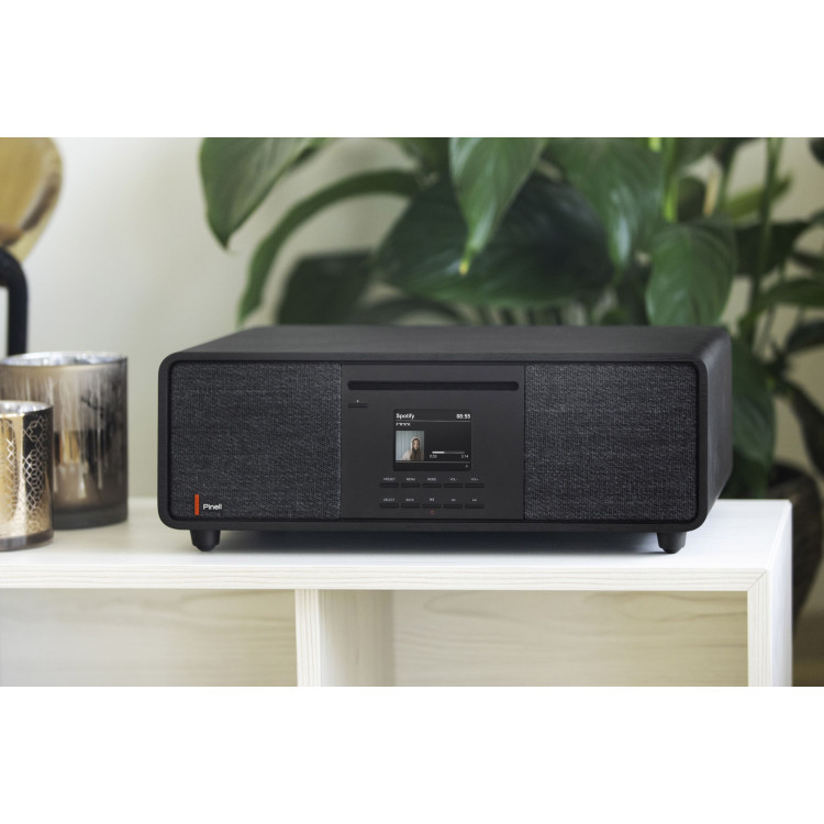Pinell Supersound 701, FM/DAB+/BT/CD/Stereo radio - Zwart