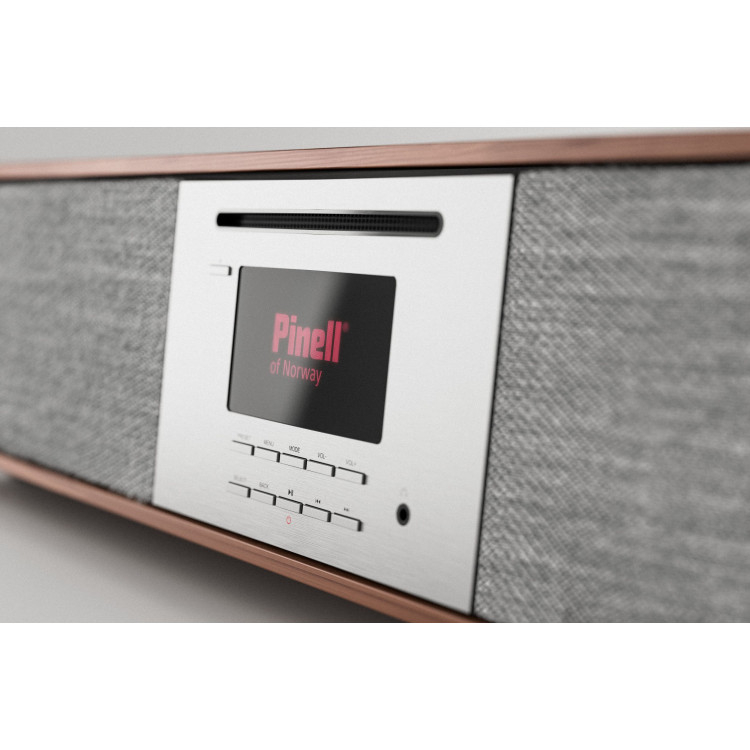 Pinell Supersound 901, FM/DAB+/BT/CD/Stereo radio - Walnoot Pinell Supersound 901, FM/DAB+/BT/CD/Stereo radio - Walnoot