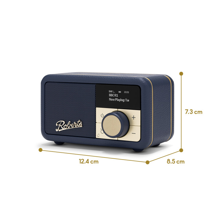 Roberts Revival Petite 2, FM/DAB+/BT radio - Midnight Blue