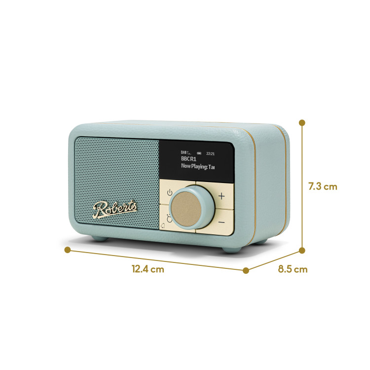 Roberts Revival Petite 2, FM/DAB+/BT radio - Duck Egg Blue Roberts Revival Petite 2, FM/DAB+/BT radio - Duck Egg Blue