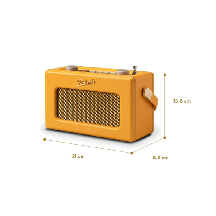 Roberts Revival Uno BT, FM/DAB+/BT radio - Zonnestraal geel