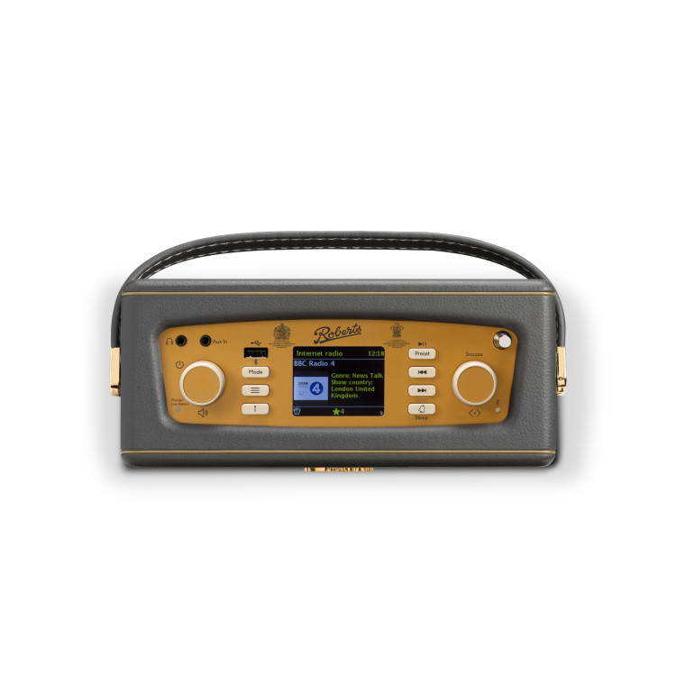 Roberts Revival iStream 3L, WIFI/FM/DAB+/BT radio - Houtskool grijs Roberts Revival iStream 3L, WIFI/FM/DAB+/BT radio - Houtskool grijs